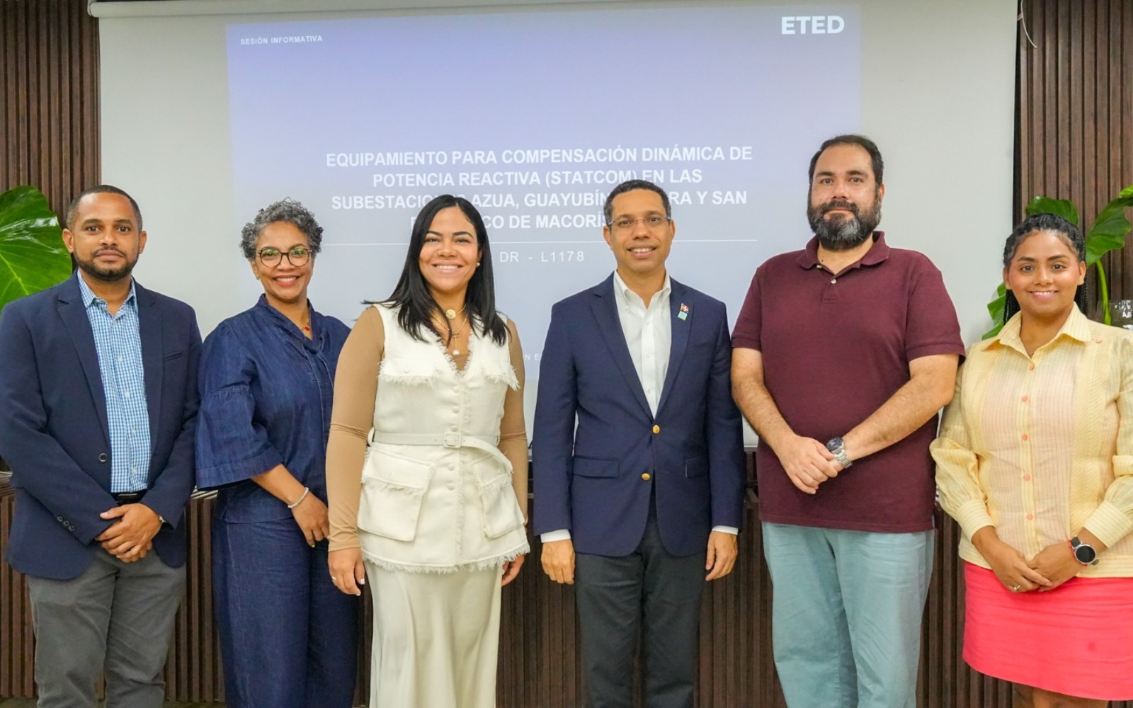 ETED culmina sesiones informativas sobre el proyecto “STATCOM”, compensadores de energía para fortalecer la estabilidad del SENI
