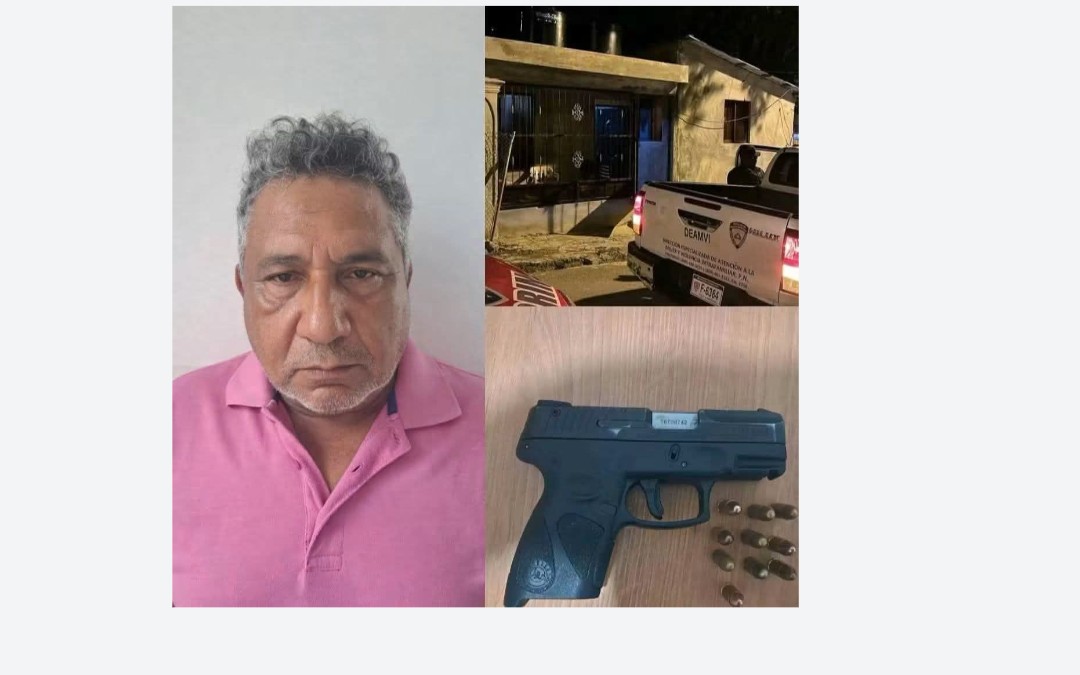 La Policía Nacional realiza allanamiento por presunta violación sexual contra menor de edad; apresa presunto autor y ocupa pistola sin documentos