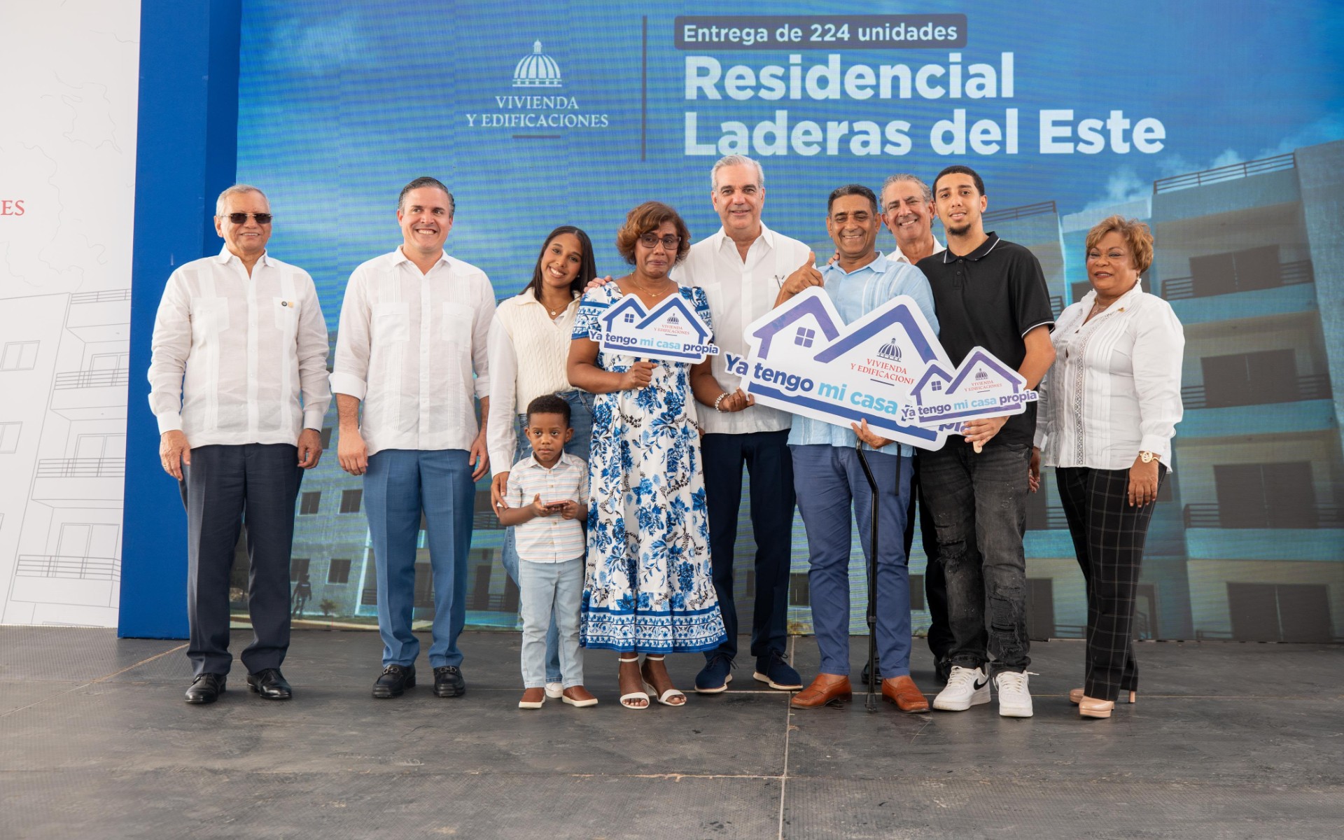 Banreservas financia 197 apartamentos de los 224   entregados por el presidente Abinader en Laderas del Este