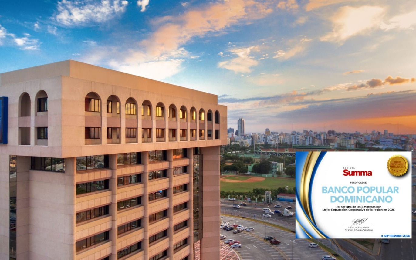 Banco Popular es la empresa dominicana con mejor reputación corporativa, según la revista Summa